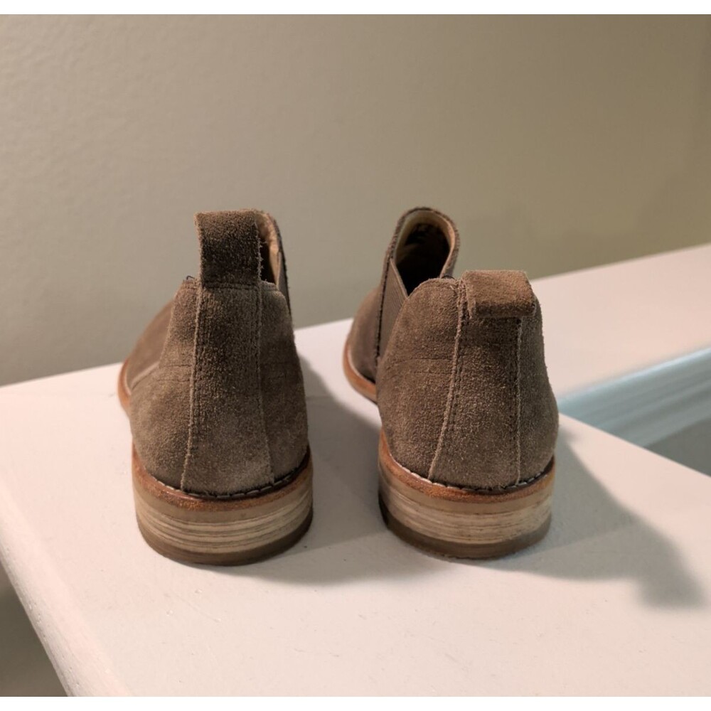 Clarks Collection Womens 6.5M Camzin Low Ankle Booties Brown suede Boots - Picture 4 of 7